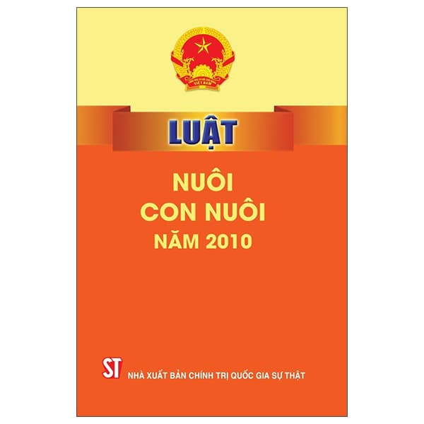 Sách Luật Nuôi Con Nuôi Năm 2010 - Quốc Hội