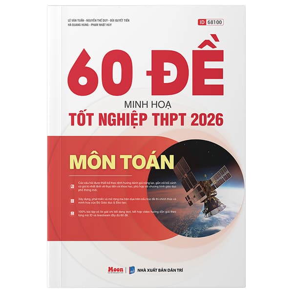 Sách 60 Đề Minh Họa Tốt Nghiệp THPT 2026 - Môn Toán - Minh Hà