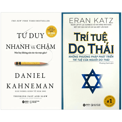 Sách Combo Sách Tư Duy Nhanh Và Chậm + Trí Tuệ Do Thái (Bộ 2 Cuốn) - Daniel Kahneman