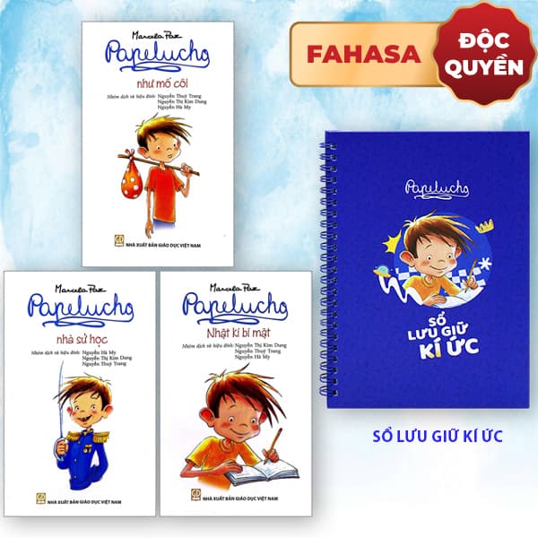 Sách Bộ Sách Papelucho - Nhà Sử Học + Nhật Ký Bí Mật + Như Mồ Côi (B - Marcela Paz