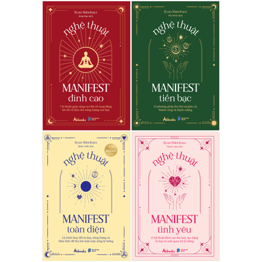 Sách Bộ Sách Nghệ Thuật Manifest Trọn Bộ (Bộ 4 Cuốn) - Ryuu Shinohara