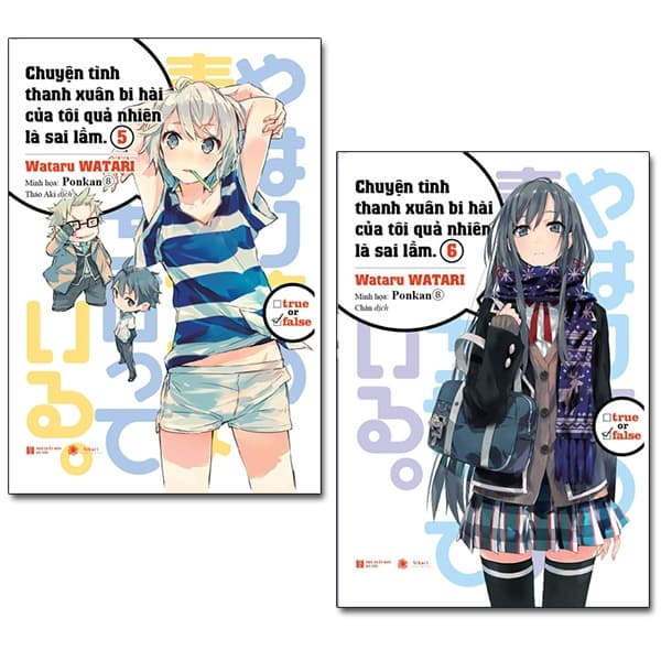 Combo TruyệnCombo Chuyện Tình Thanh Xuân Bi Hài Của Tôi Quả Nhiên Là Sai - Wataru WATARI