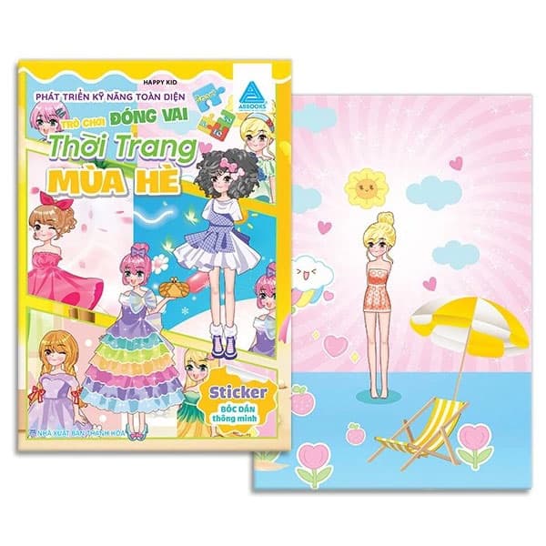 Sách Bóc Dán Thông Minh - Phát Triển Kỹ Năng Toàn Diện - Trò Chơi Đóng - Minh Minh