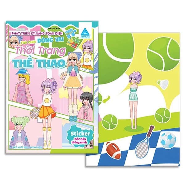 Sách Bóc Dán Thông Minh - Phát Triển Kỹ Năng Toàn Diện - Trò Chơi Đóng - Happy Kid