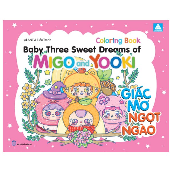 Sách Tô Màu BabyThree Sweet Dreams Of Migo And Yooki (Bìa Ngẫu Nhiên) - @LANT