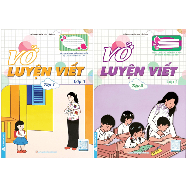 Sách Bộ Sách Vở Luyện Viết Lớp 1 - Tập 1 + Tập 2 (Chân Trời) - Nhiều Tác Giả
