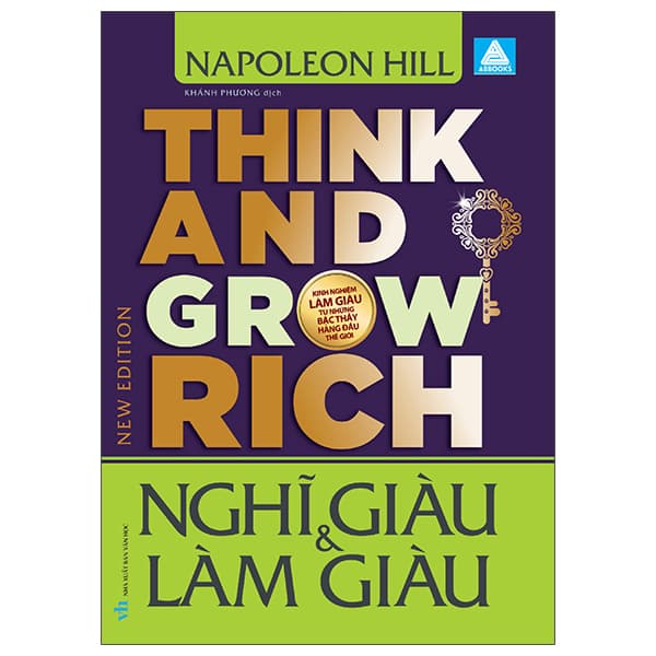Sách Think And Grow Rich - Nghĩ Giàu Và Làm Giàu - Kinh Nghiệm Làm Giàu Từ - Napoleon Hill