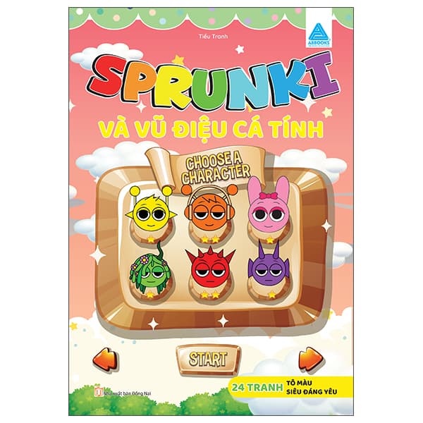 Sách Sprunki Và Vũ Điệu Cá Tính - Vũ