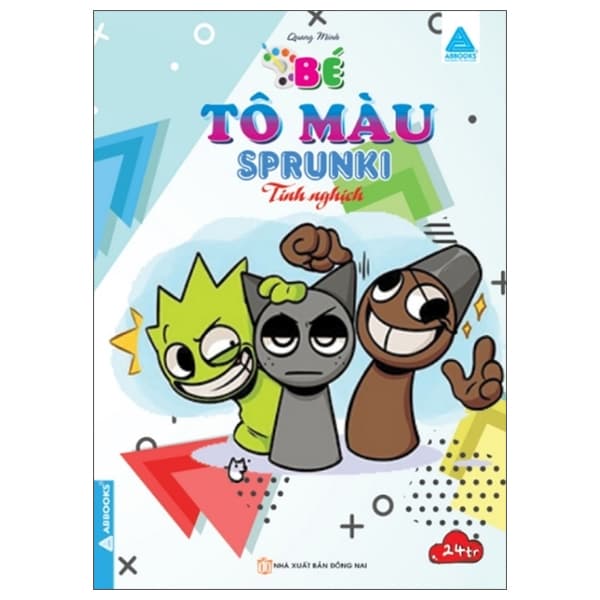 Sách Bé Tô Màu - Sprunki - Tinh Nghịch - Quang Minh