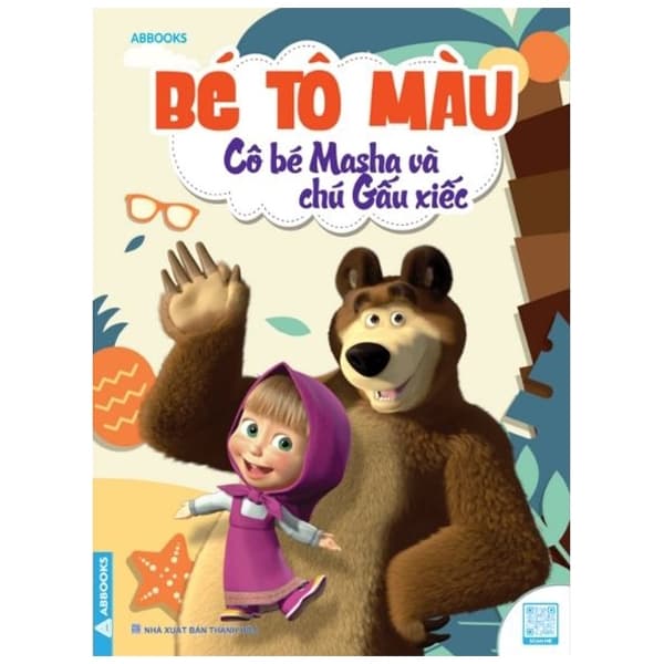 Sách Bé Tô Màu - Cô Bé Masha Và Chú Gấu Xiếc - ABBOOKS