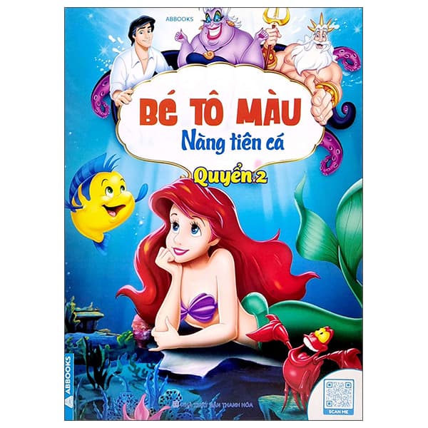 Sách Bé Tô Màu Nàng Tiên Cá - Quyển 2 - ABBOOKS