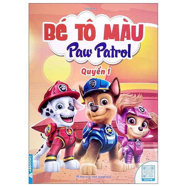 Sách Bé Tô Màu Paw Patrol - Quyển 1 - ABBOOKS