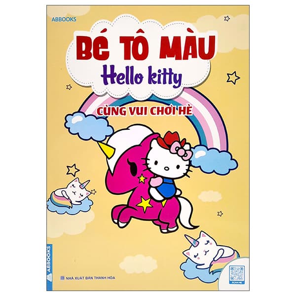 Sách Bé Tô Màu Hello Kitty - Cùng Vui Chơi Hè - ABBOOKS