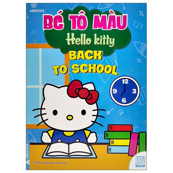 Sách Bé Tô Màu Hello Kitty - Back To School - ABBOOKS