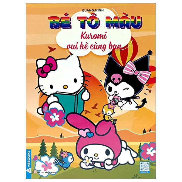 Sách Bé Tô Màu - Kuromi Vui Hè Cùng Bạn - Quang Minh
