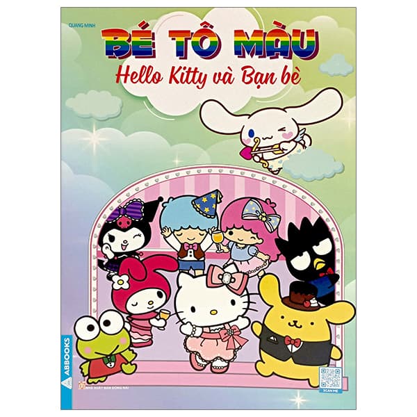 Sách Bé Tô Màu - Hello Kitty Và Bạn Bè - Quang Minh