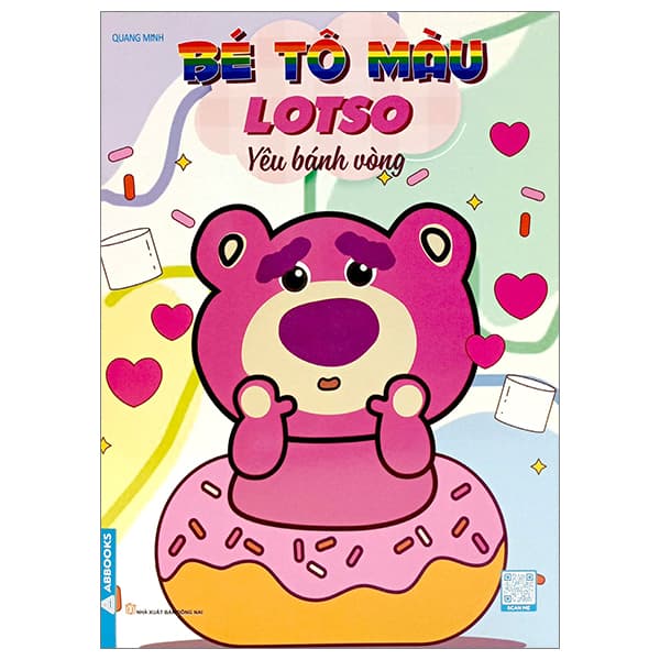 Sách Bé Tô Màu - Lotso Yêu Bánh Vòng - Minh