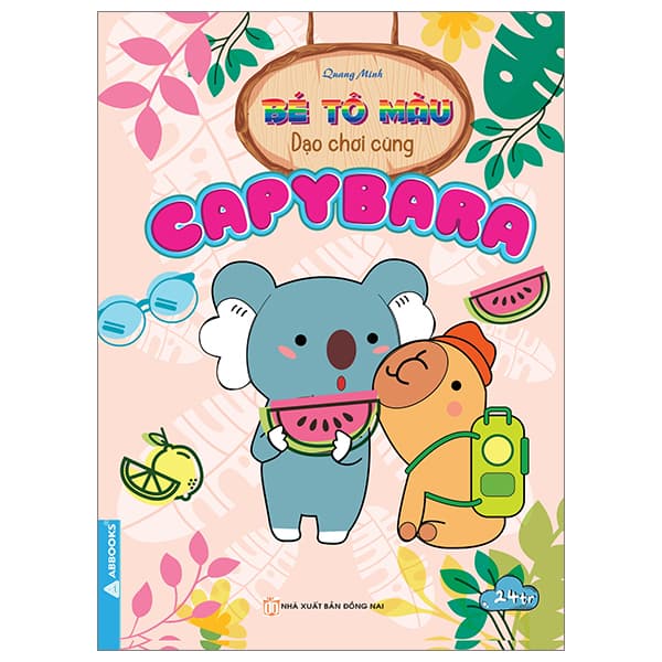 Sách Bé Tô Màu - Dạo Chơi Cùng Capybara - Quang Minh