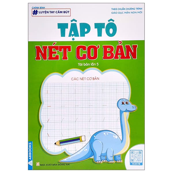 Sách Luyện Tay Cầm Bút - Tập Tô Nét Cơ Bản - Chính Bình