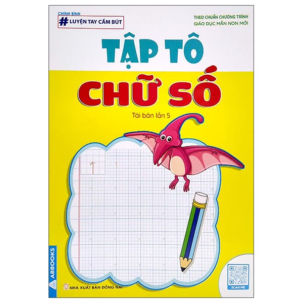 Sách Luyện Tay Cầm Bút - Tập Tô Chữ Số - Tô Cầm