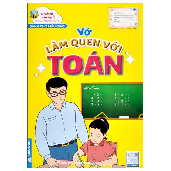 Sách Chuẩn Bị Vào Lớp 1 - Vở Bé Làm Quen Với Toán (Dành Cho Mẫu Giáo - Trạng Nguyên