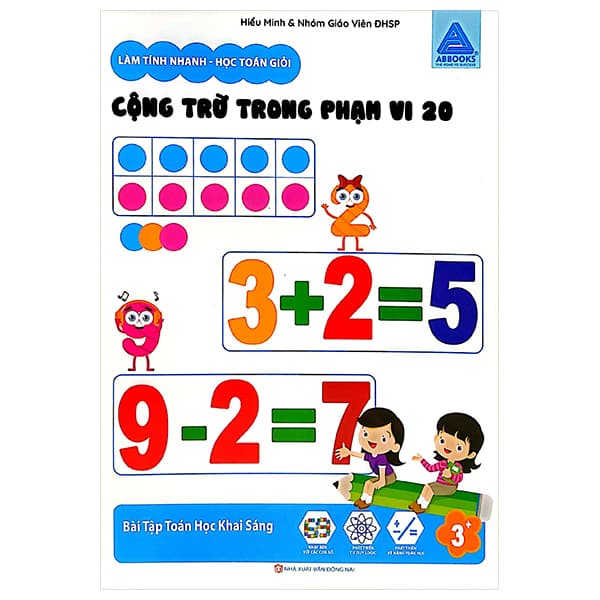 Sách Làm  Tính Nhanh - Học Toán Giỏi - Cộng Trừ Trong Phạm Vi 20 - Bài T - Minh Minh