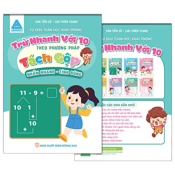 Sách Tư Duy Toán Học Khai Phóng - Nhẩm Nhanh Tính Đúng - Trừ Nhanh Với 1 - Duy Văn