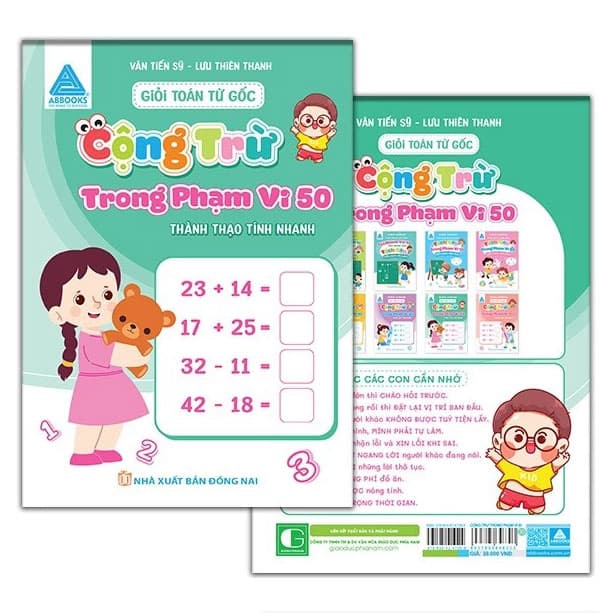 Sách Giỏi Toán Từ Gốc - Thành Thạo Tính Nhanh - Cộng Trừ Trong Phạm V - Văn Tiến Sỹ