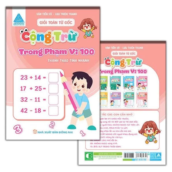 Sách Giỏi Toán Từ Gốc - Thành Thạo Tính Nhanh - Cộng Trừ Trong Phạm V - Thiên Thanh