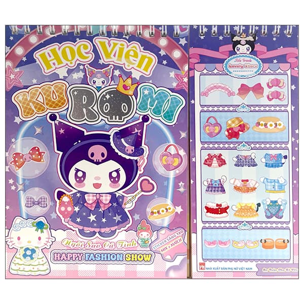 Sách Học Viện Kuromi - Happy Fashion Show - Ngôi Sao Cá Tính - Tiểu tranh