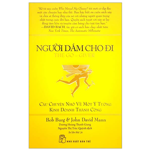 Sách Người Dám Cho Đi (Tái Bản 2022) - Bob Burg