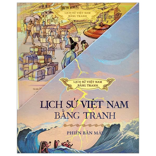 Sách Boxset Lịch Sử Việt Nam Bằng Tranh - Bản Màu - Bìa Cứng (Hộp 8 Cu - Trần Việt Trung