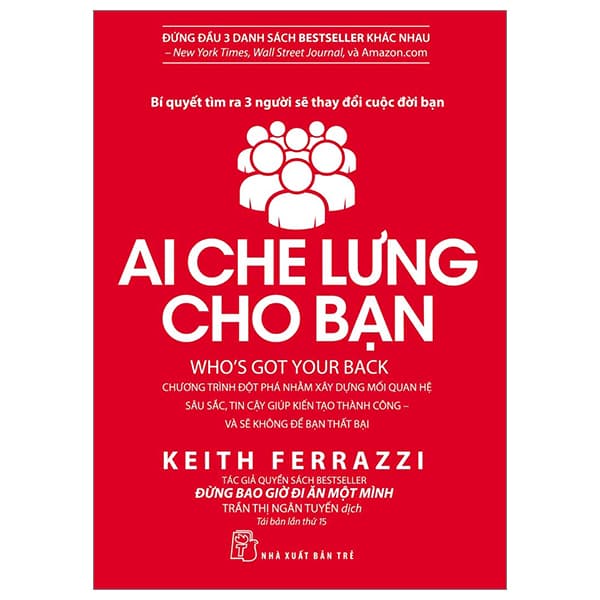 Sách Ai Che Lưng Cho Bạn (Tái Bản 2023) - Keith Ferrazzi