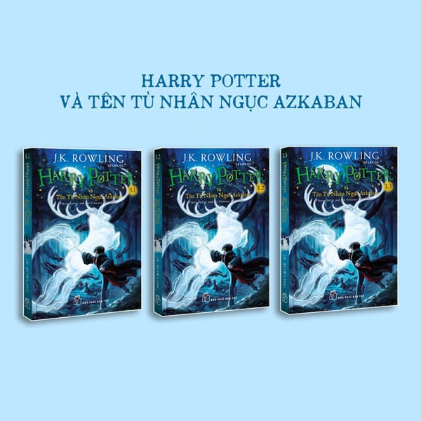 Sách Bộ Sách Harry Potter Tập 3 - Khổ Nhỏ (Bộ 3 Cuốn) - J.K. Rowling
