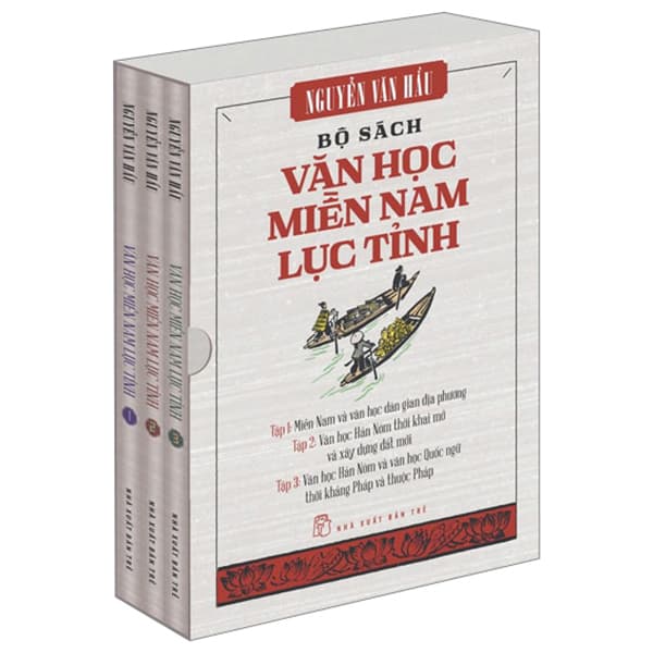 Sách Box Set Văn Học Miền Nam Lục Tỉnh - Tập 1-3 (Hộp 3 Cuốn) - Nguyễn Văn Hầu