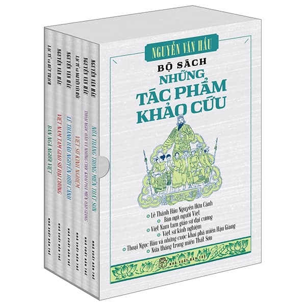 Sách Boxset Bộ Sách Những Tác Phẩm Khảo Cứu (Hộp 6 Cuốn) - Nguyễn Văn Hầu