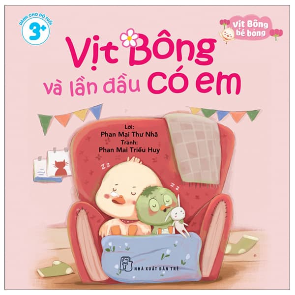Sách Vịt Bông Bé Bỏng - Vịt Bông Và Lần Đầu Có Em - Hú