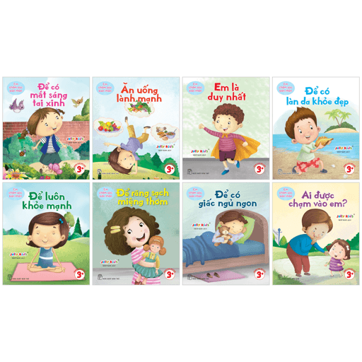 Sách Bộ Sách Em Chăm Sóc Bản Thân (Bộ 8 Cuốn) - Jolly Kids