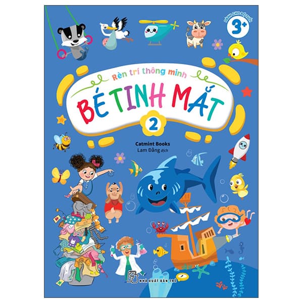 Sách Rèn Trí Thông Minh - Bé Tinh Mắt - Tập 2 - Catmint Books