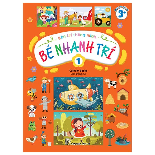 Sách Rèn Trí Thông Minh - Bé Nhanh Trí - Tập 1 - Catmint Books