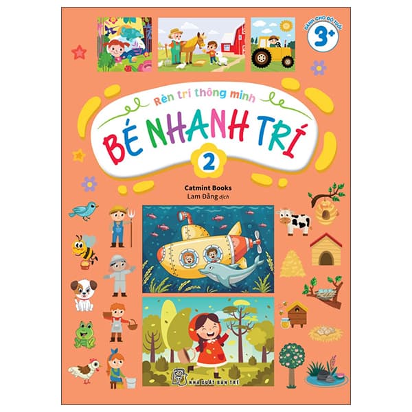Sách Rèn Trí Thông Minh - Bé Nhanh Trí - Tập 2 - Catmint Books