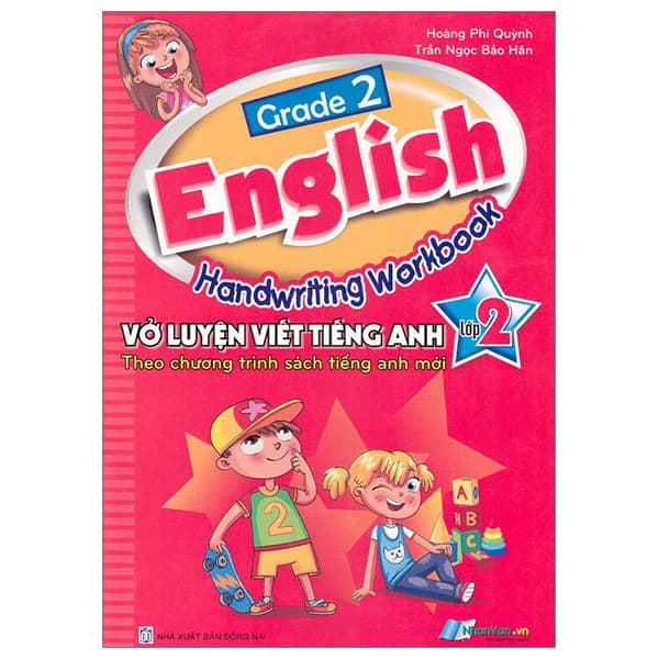 Sách Grade 2 English Handwriting Workbook - Vở Luyện Viết Tiếng Anh Lớp 2 - Hoàng Ngọc Quỳnh