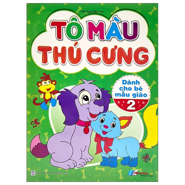 Sách Tô Màu Thú Cưng - Tập 2 (Dành Cho Bé Mẫu Giáo) - Trần Ngọc Bảo Hân