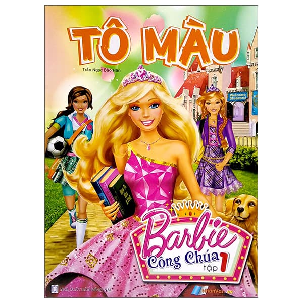 Sách Tô Màu Barbie Công Chúa - Tập 1 - Trần Ngọc Bảo Hân