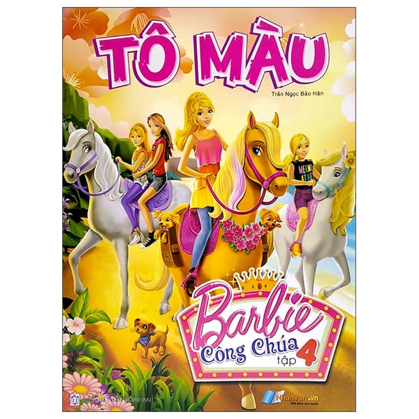 Sách Tô Màu Barbie Công Chúa - Tập 4 - Trần Ngọc Bảo Hân