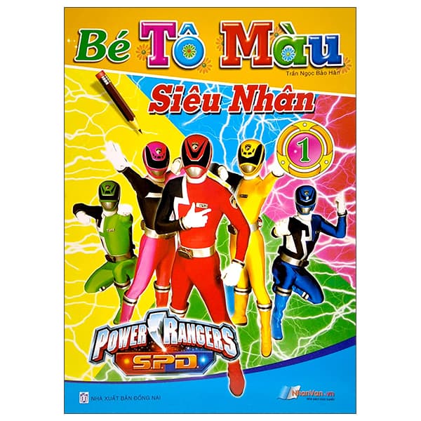 Sách Bé Tô Màu Siêu Nhân - Tập 1 - Trần Ngọc Bảo Hân