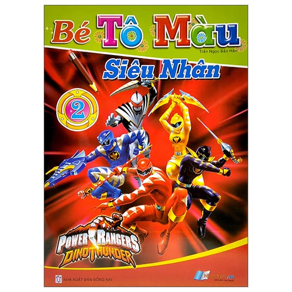 Sách Bé Tô Màu Siêu Nhân - Tập 2