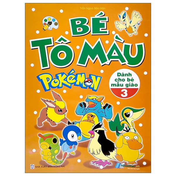 Sách Bé Tô Màu Pokemon - Tập 2 - Trần Ngọc Bảo Hân