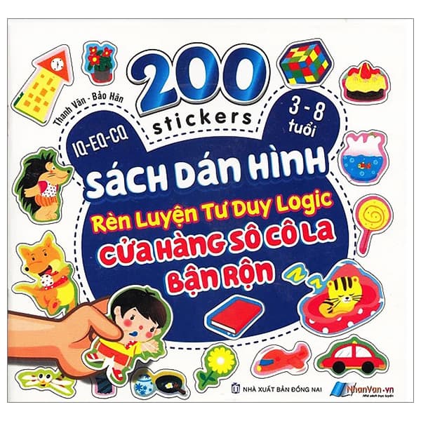 Sách 200 Stickers - Sách Dán Hình Rèn Luyện Tư Duy Logic - Cửa Hàng Socola B - Hàn Du