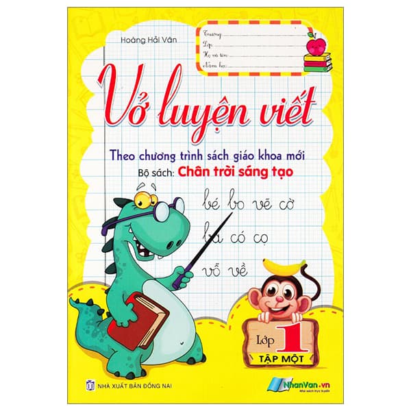 Sách Vở Luyện Viết Lớp 1 - Tập 1 (Bộ Sách Chân Trời Sáng Tạo) (Tái - Hoàng Hải Vân